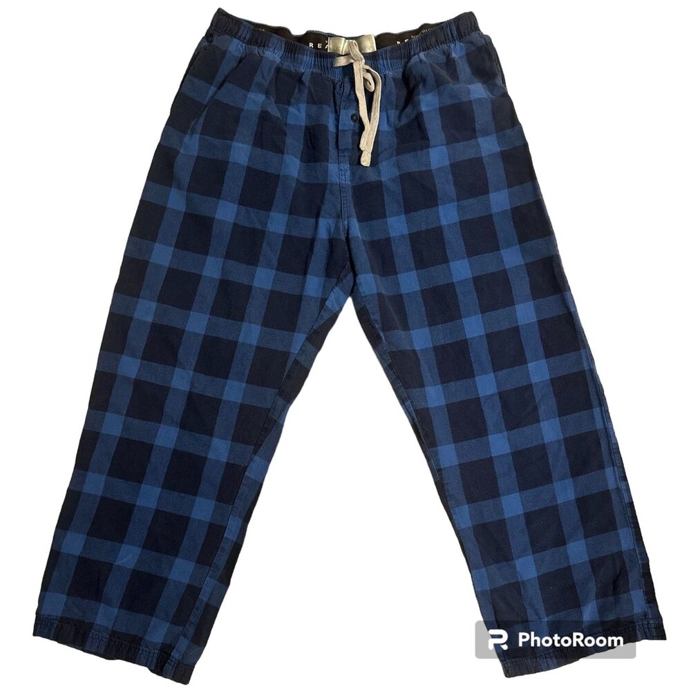 Kenneth Cole Reaction Lounge/Pajamas Pants Men's Size XL Blue/Black